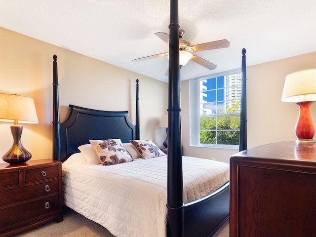520 SE 5th Ave Unit 2405, Fort Lauderdale, FL 33301 - bedroom with ceiling fan and carpet flooring