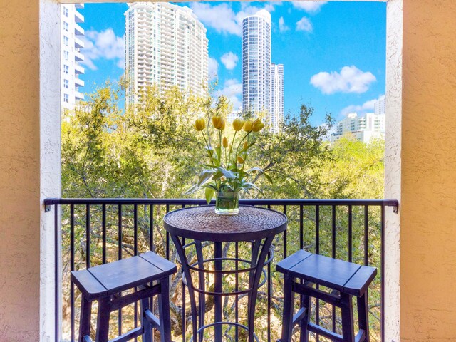 520 SE 5th Ave Unit 2405, Fort Lauderdale, FL 33301 - balcony featuring a view of city