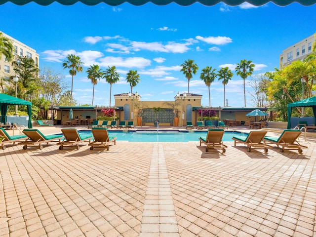 520 SE 5th Ave Unit 2405, Fort Lauderdale, FL 33301 - community pool featuring a patio