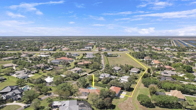 birds eye view of property featuring a residential view