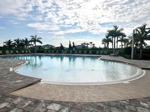 pool featuring a patio