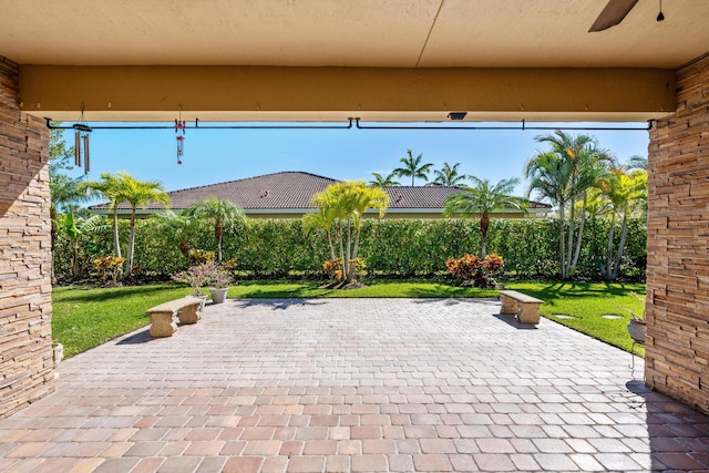 view of patio