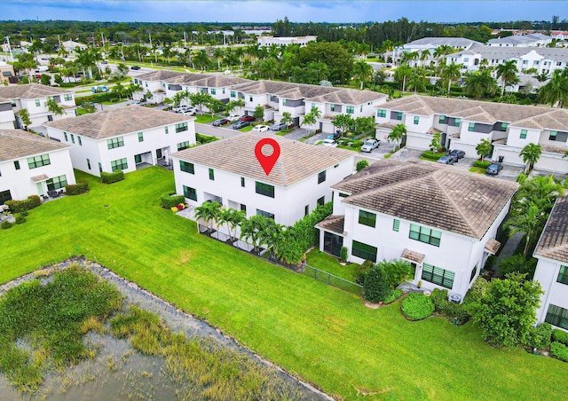 birds eye view of property featuring a residential view