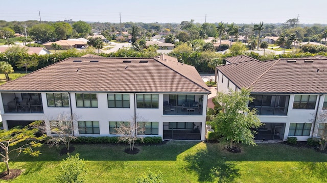drone / aerial view
