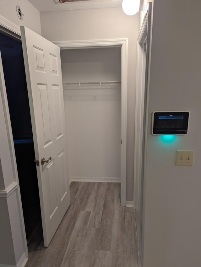 view of closet