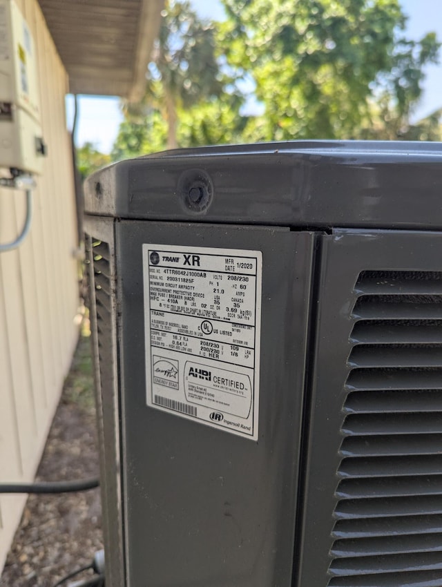 details with cooling unit
