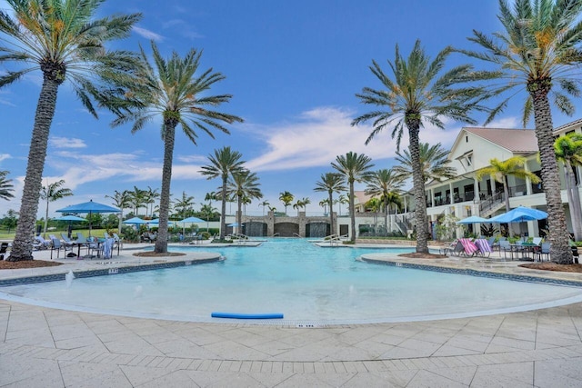 view of community pool