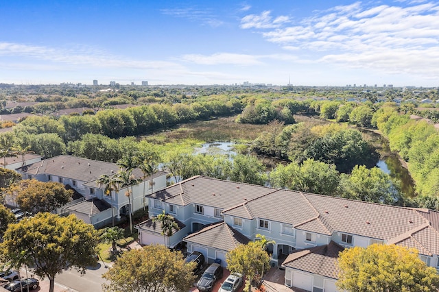 bird's eye view featuring a residential view