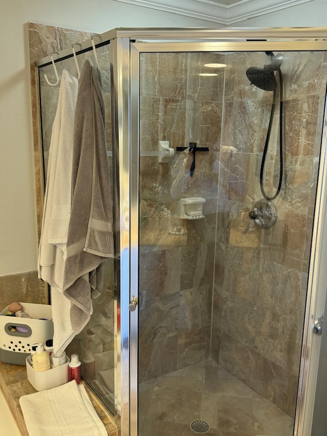 full bath featuring a stall shower