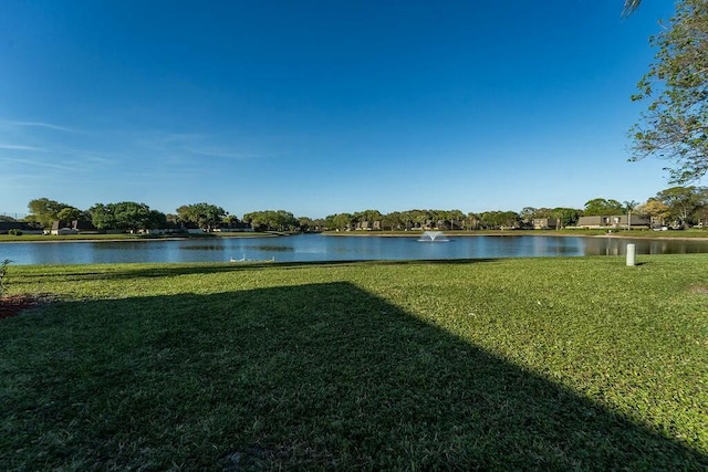 property view of water