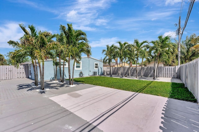 view of patio / terrace featuring a fenced backyard