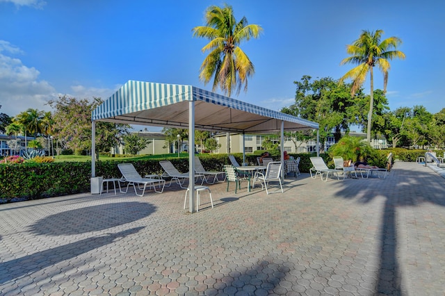 exterior space with a patio area