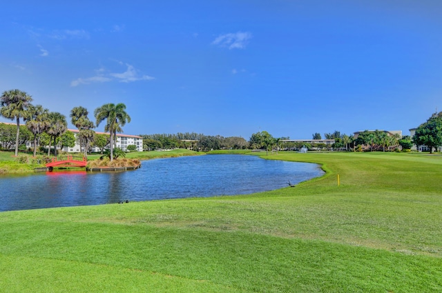 property view of water