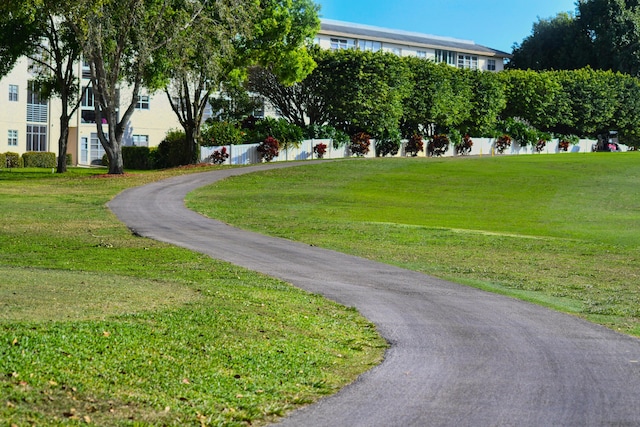 view of road