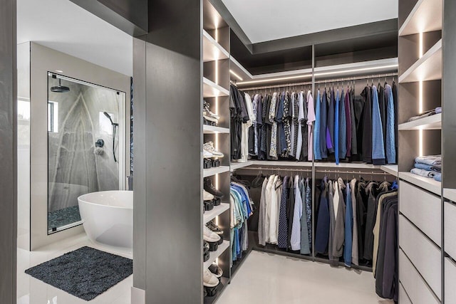 8387 Sawpine Rd, Delray Beach, FL 33446 - spacious closet featuring tile patterned flooring