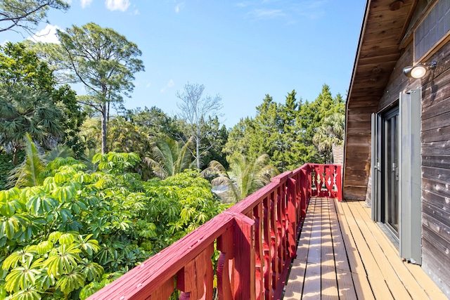 view of deck