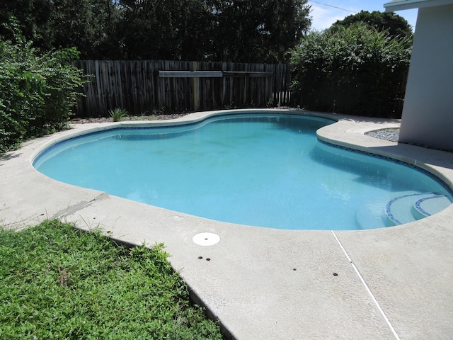 view of pool with a fenced in pool and a fenced backyard