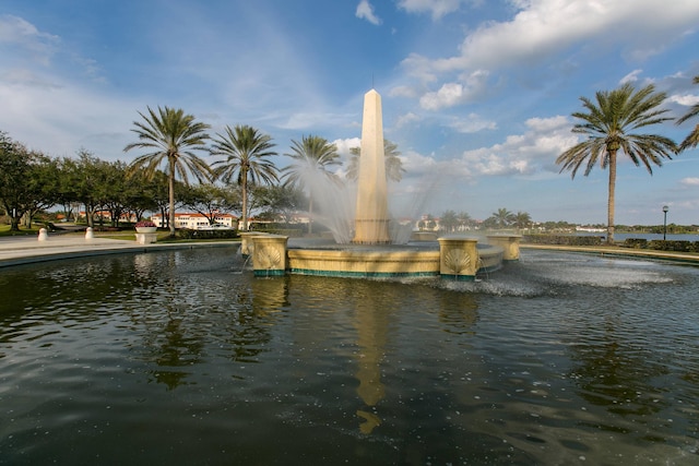 view of water feature