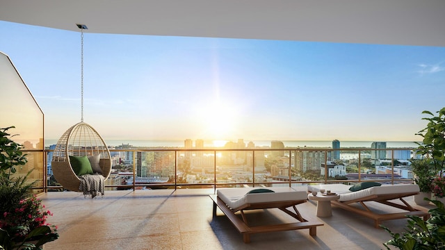 550 S Australian Ave Unit 2500, West Palm Beach, FL 33401 - balcony featuring a water view