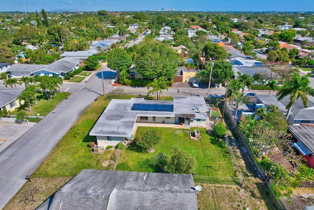 birds eye view of property featuring a residential view