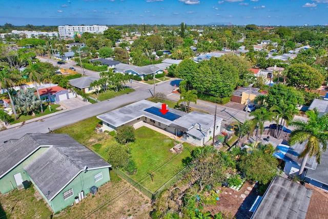 birds eye view of property featuring a residential view