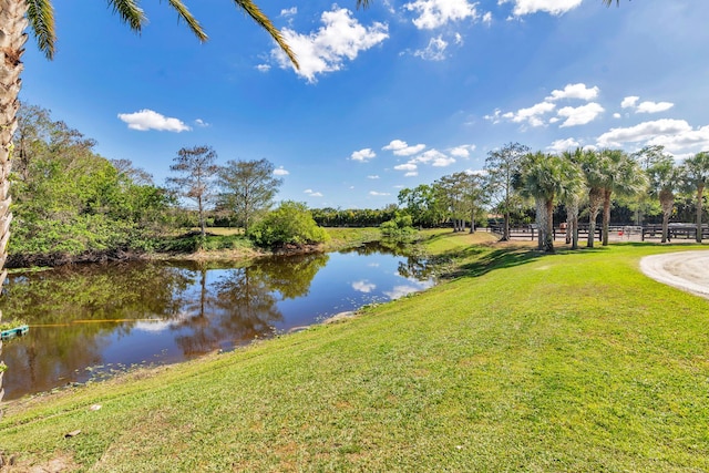 13408 55th St S, Wellington, FL 33449 - property view of water with fence