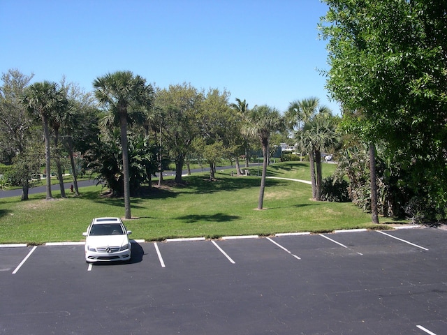 view of uncovered parking lot