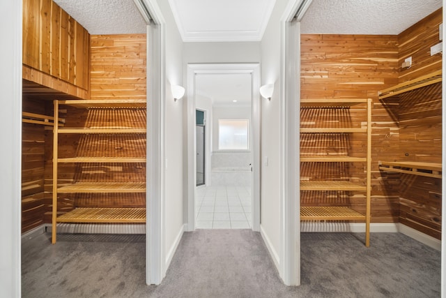 interior space featuring a sauna