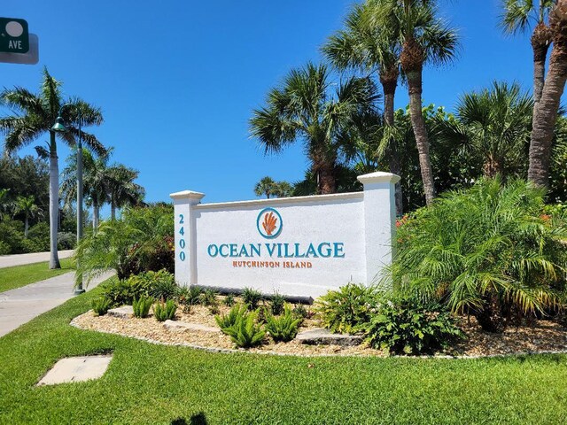 2400 S Ocean Dr Unit C623, Hutchinson Island, FL 34949 - view of community / neighborhood sign