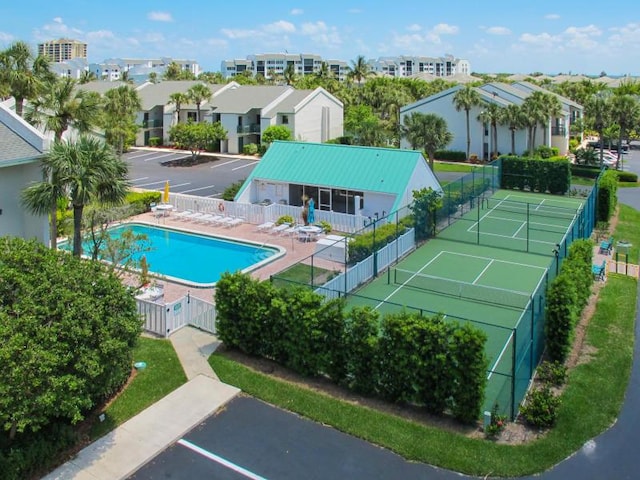 2400 S Ocean Dr Unit C623, Hutchinson Island, FL 34949 - bird's eye view of a pool area