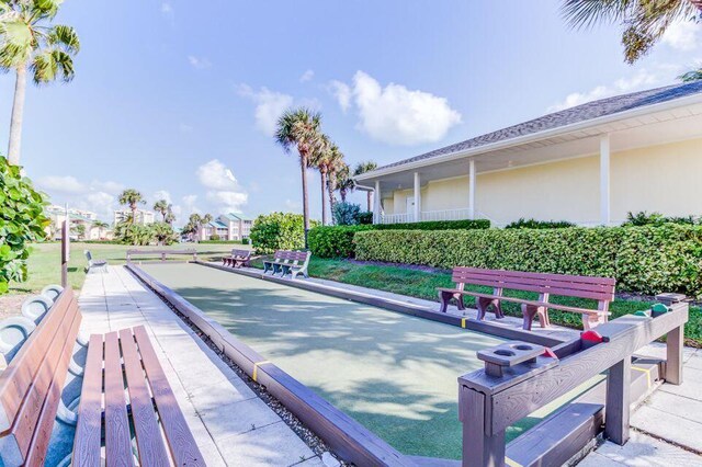 2400 S Ocean Dr Unit C623, Hutchinson Island, FL 34949 - view of community with a bocce ball area