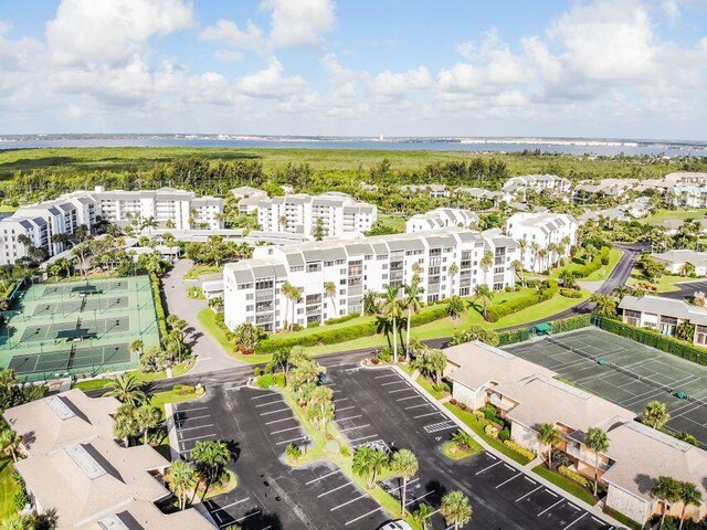 2400 S Ocean Dr Unit C623, Hutchinson Island, FL 34949 - drone / aerial view of apartment complex and a large body of water