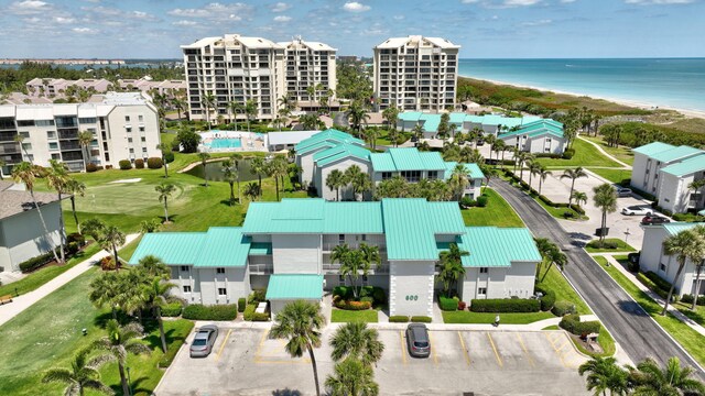 2400 S Ocean Dr Unit C623, Hutchinson Island, FL 34949 - aerial view of a nearby body of water, apartment complex, and a golf club