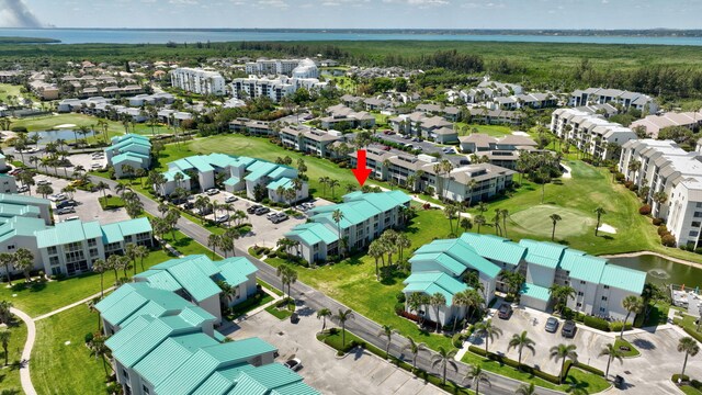 2400 S Ocean Dr Unit C623, Hutchinson Island, FL 34949 - view of property location featuring a large body of water, a golf course, and apartment complex / building