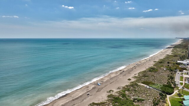 2400 S Ocean Dr Unit C623, Hutchinson Island, FL 34949 - water view featuring nearby beach