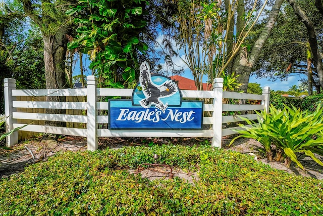 6000 Eagles Nest Dr, Jupiter, FL 33458 - view of community sign