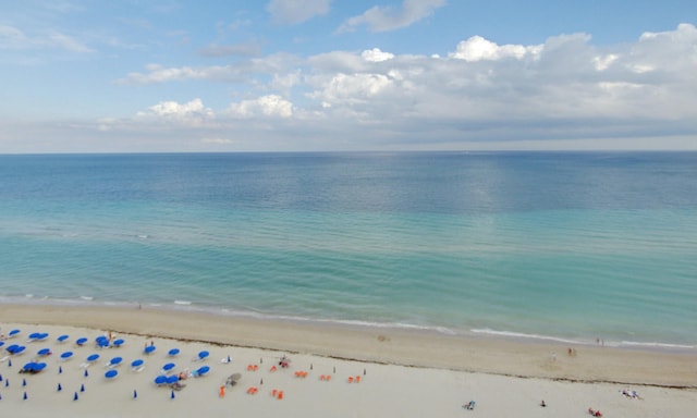 water view with a beach view