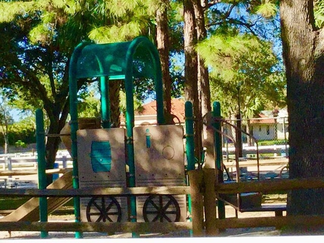 view of play area