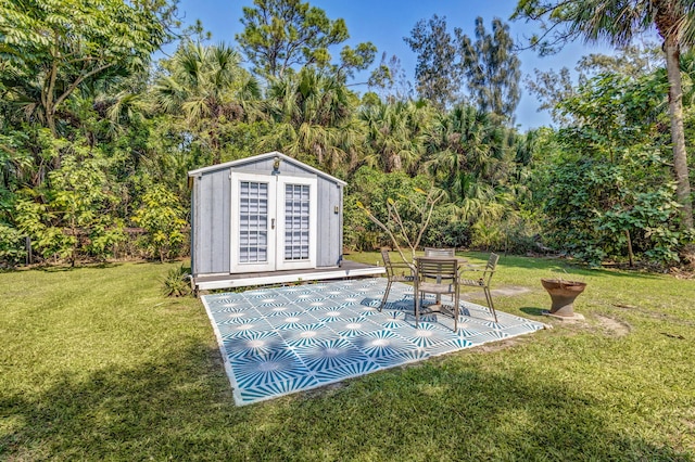 view of outbuilding with an outbuilding