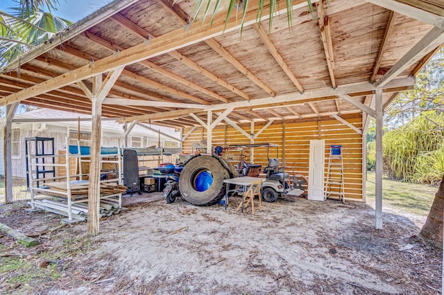 view of outbuilding featuring an outbuilding