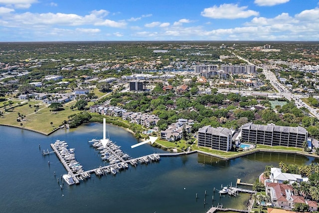 1618 Twelve Oaks Way Unit 104, North Palm Beach, FL 33408 - bird's eye view of a nearby body of water and numerous boat docks