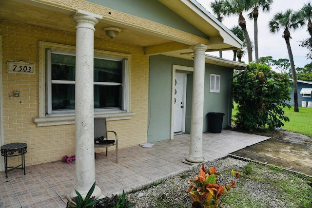 view of patio