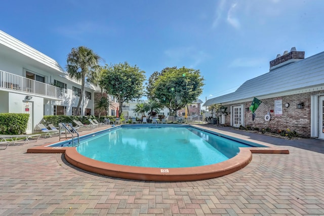 pool featuring a patio