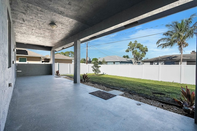 view of patio / terrace featuring a fenced backyard