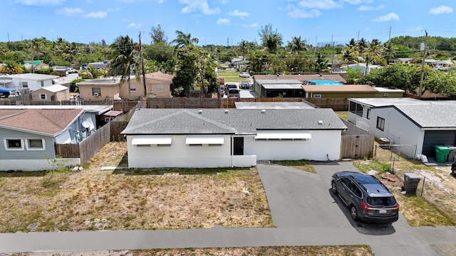 aerial perspective of suburban area