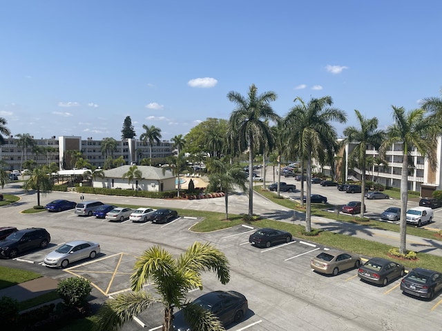 view of uncovered parking lot