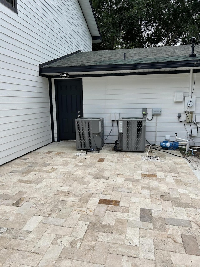 view of patio / terrace with cooling unit