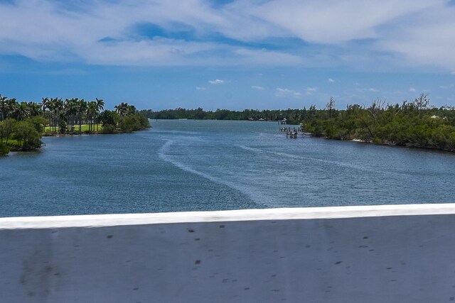 property view of water