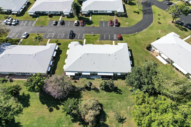 aerial view featuring a residential view