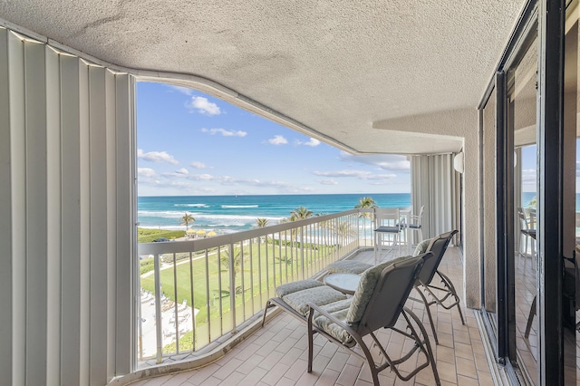 3250 S Ocean Blvd Unit 505-N, Palm Beach, FL 33480 - balcony featuring view of water and beach